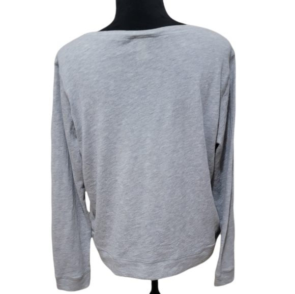 Women's H&M Gray Beaded Sequin Owl Sweater Pullover - Picture 6 of 8